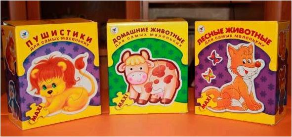 (пазлы, маленьких) Пазлы для самых маленьких