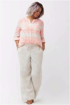 (женские, брюки, льна, модели, фото) Женские брюки из льна: модели и фото лучших образов