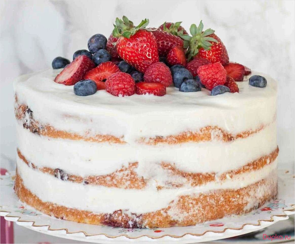 Крем для торта из маскарпоне — рецепты приготовления