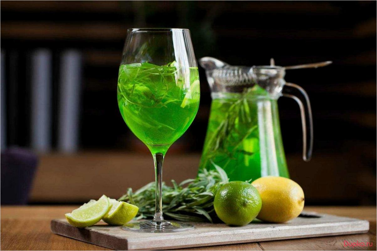 Лимонад тархун — рецепты приготовления и полезные свойства этого напитка