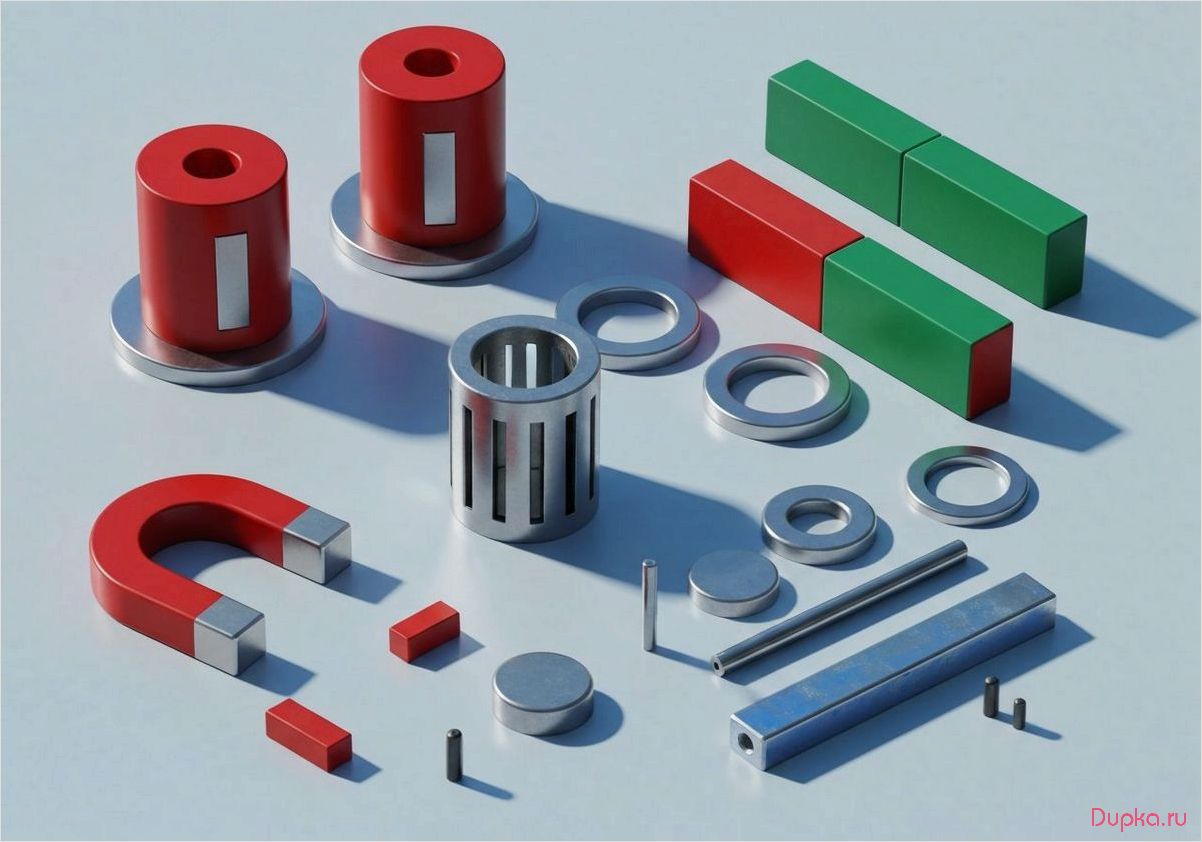 Виды и типы магнитов, а также их применение в различных сферах промышленности и быта